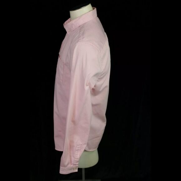CPO Provisions Cotton PINK Button Down Shirt (Size: M) - Picture 3 of 10